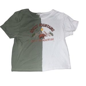 Rocky Mountains Ready For Adventure Crop Top